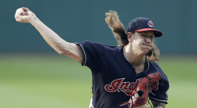 Cleveland Indians starting pitcher Mike Clevinger delivers in the first inning of a baseball game against the Chicago White Sox, Tuesday, June 19, 2018, in Cleveland. Cleveland Indians starting pitcher Mike Clevinger delivers in the first inning of a baseball game against the Chicago White Sox, Tuesday, June 19, 2018, in Cleveland.