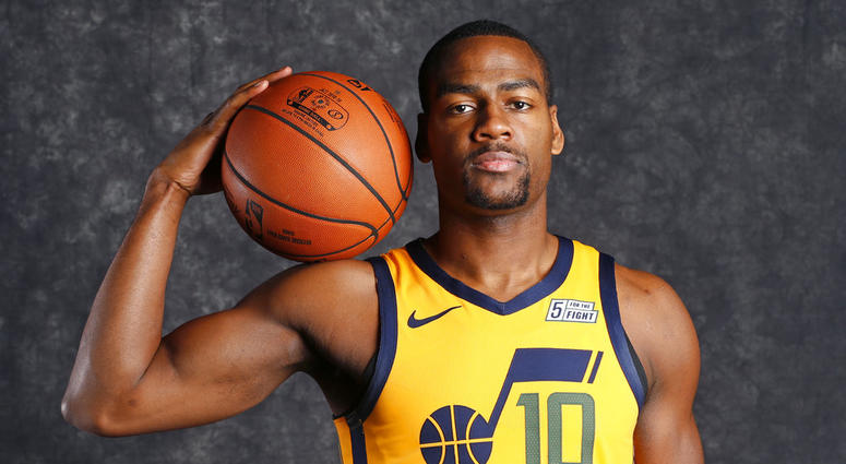Alec Burks poses for a photo during media day at the Utah Jazz practice facility in Salt Lake City. The Cleveland Cavaliers traded Kyle Korver to the Utah Jazz for guard Alec Burks and two future second-round draft picks, Thursday, Nov. 29, 2018. Alec Burks poses for a photo during media day at the Utah Jazz practice facility in Salt Lake City. The Cleveland Cavaliers traded Kyle Korver to the Utah Jazz for guard Alec Burks and two future second-round draft picks, Thursday, Nov. 29, 2018. (
