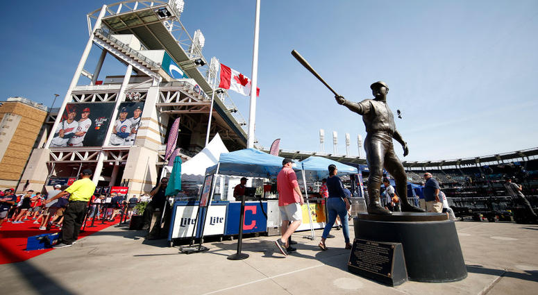 CLEVELAND, OHIO - JULY 09: Fans walk through a concourse prior to the 2019 MLB All-Star Game, presented by Mastercard at Progressive Field on July 09, 2019 in Cleveland, Ohio. CLEVELAND, OHIO - JULY 09: Fans walk through a concourse prior to the 2019 MLB All-Star Game, presented by Mastercard at Progressive Field on July 09, 2019 in Cleveland, Ohio.