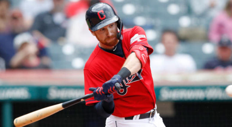 CLEVELAND, OH - MAY 09: Jordan Luplow #8 of the Cleveland Indians bats in the third inning against the Chicago White Sox at Progressive Field on May 9, 2019 in Cleveland, Ohio. (Photo by Joe Robbins/Getty Images) CLEVELAND, OH - MAY 09: Jordan Luplow #8 of the Cleveland Indians bats in the third inning against the Chicago White Sox at Progressive Field on May 9, 2019 in Cleveland, Ohio. (Photo by Joe Robbins/Getty Images)
