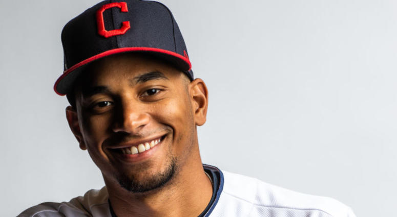 GOODYEAR, AZ - FEBRUARY 21: Oscar Mercado #67 of the Cleveland Indians poses for a portrait at the Cleveland Indians Player Development Complex on February 21, 2019 in Goodyear, Arizona. GOODYEAR, AZ - FEBRUARY 21: Oscar Mercado #67 of the Cleveland Indians poses for a portrait at the Cleveland Indians Player Development Complex on February 21, 2019 in Goodyear, Arizona.
