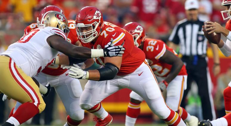 A file photo of offensive lineman Bryan Witzmann from 2017