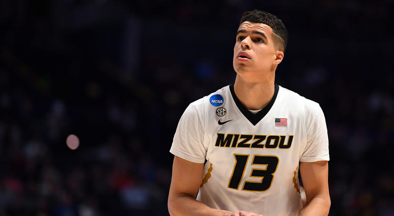 Mar 16, 2018; Nashville, TN, USA; Missouri Tigers forward Michael Porter Jr. (13) shoots against the Florida State Seminoles during the first half in the first round of the 2018 NCAA Tournament at Bridgestone Arena. Mar 16, 2018; Nashville, TN, USA; Missouri Tigers forward Michael Porter Jr. (13) shoots against the Florida State Seminoles during the first half in the first round of the 2018 NCAA Tournament at Bridgestone Arena.