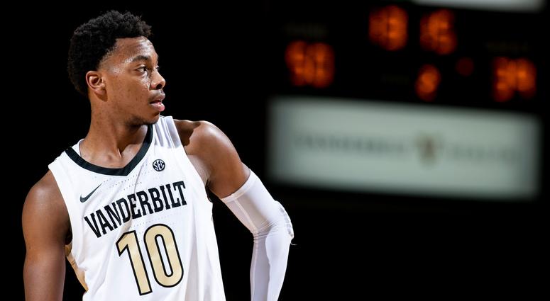 Vanderbilt guard Darius Garland (10) waits for play to resume against Alcorn State during the second half at Memorial Gym in Nashville, Tenn., Friday, Nov. 16, 2018. Vandy Alcornstate 111618 027 Vanderbilt guard Darius Garland (10) waits for play to resume against Alcorn State during the second half at Memorial Gym in Nashville, Tenn., Friday, Nov. 16, 2018. Vandy Alcornstate 111618 027