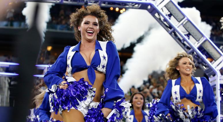 Nov 29, 2018; Arlington, TX, USA; Dallas Cowboys cheerleaders perform during a game against the New Orleans Saints at AT&T Stadium. Mandatory Credit: Tim Heitman-USA TODAY Sports Nov 29, 2018; Arlington, TX, USA; Dallas Cowboys cheerleaders perform during a game against the New Orleans Saints at AT&T Stadium. Mandatory Credit: Tim Heitman-USA TODAY Sports