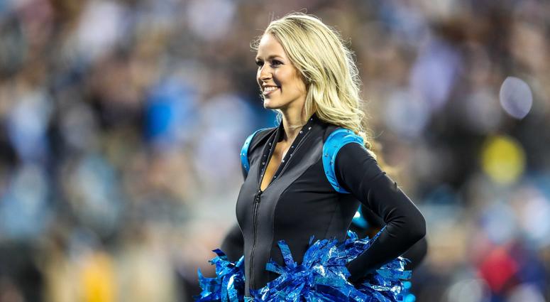 Dec 17, 2018; Charlotte, NC, USA; Carolina Panthers Topcats cheerleader during the second quarter between the Carolina Panthers and the New Orleans Saints at Bank of America Stadium. Mandatory Credit: Jim Dedmon-USA TODAY Sports Dec 17, 2018; Charlotte, NC, USA; Carolina Panthers Topcats cheerleader during the second quarter between the Carolina Panthers and the New Orleans Saints at Bank of America Stadium. Mandatory Credit: Jim Dedmon-USA TODAY Sports