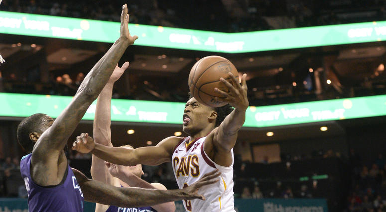 Dec 19, 2018; Charlotte, NC, USA; Cleveland Cavaliers guard Collin Sexton (2) drives in against Charlotte Hornets forward Marvin Williams (2) during the second half at the Spectrum Center. Hornets won 110-99. Mandatory Credit: Sam Sharpe-USA TODAY Sports Dec 19, 2018; Charlotte, NC, USA; Cleveland Cavaliers guard Collin Sexton (2) drives in against Charlotte Hornets forward Marvin Williams (2) during the second half at the Spectrum Center. Hornets won 110-99. Mandatory Credit: Sam Sharpe-USA TODAY Sports