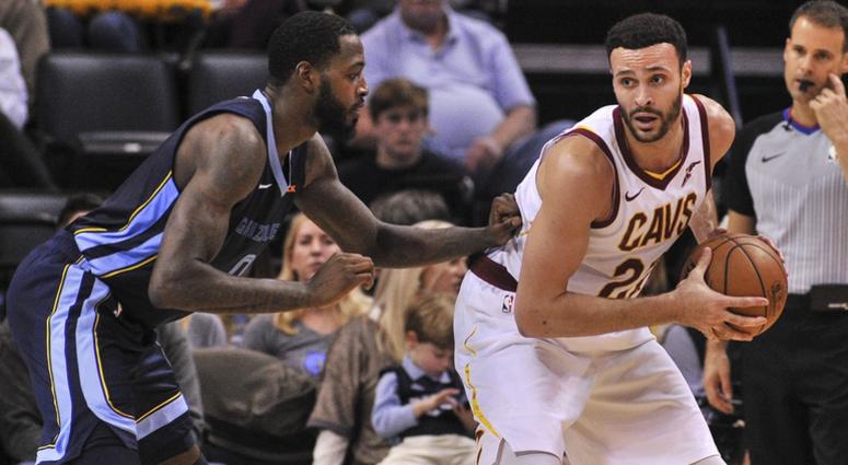Dec 26, 2018; Memphis, TN, USA; Cleveland Cavaliers forward Larry Nance Jr. (22) handles the ball against Memphis Grizzlies forward JaMychal Green (0) during the first half at FedExForum. Mandatory Credit: Justin Ford-USA TODAY Sports Dec 26, 2018; Memphis, TN, USA; Cleveland Cavaliers forward Larry Nance Jr. (22) handles the ball against Memphis Grizzlies forward JaMychal Green (0) during the first half at FedExForum. Mandatory Credit: Justin Ford-USA TODAY Sports