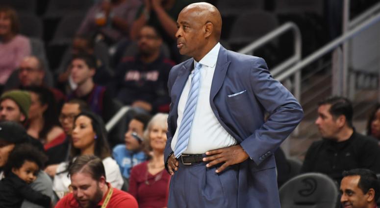 Dec 29, 2018; Atlanta, GA, USA; Cleveland Cavaliers head coach Larry Drew during the first quarter at State Farm Arena against the Atlanta Hawks. Mandatory Credit: Adam Hagy-USA TODAY Sports Dec 29, 2018; Atlanta, GA, USA; Cleveland Cavaliers head coach Larry Drew during the first quarter at State Farm Arena against the Atlanta Hawks. Mandatory Credit: Adam Hagy-USA TODAY Sports
