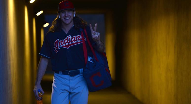 Mar 6, 2019; Phoenix, AZ, USA; Cleveland Indians starting pitcher Mike Clevinger (52) takes the field for warmups prior to facing the Los Angeles Dodgers at Camelback Ranch. Mandatory Credit: Joe Camporeale-USA TODAY Sports Mar 6, 2019; Phoenix, AZ, USA; Cleveland Indians starting pitcher Mike Clevinger (52) takes the field for warmups prior to facing the Los Angeles Dodgers at Camelback Ranch. Mandatory Credit: Joe Camporeale-USA TODAY Sports