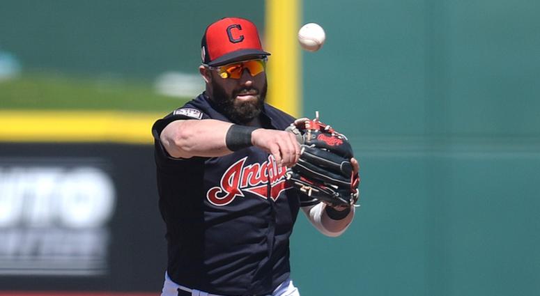 Mar 13, 2019; Goodyear, AZ, USA; Cleveland Indians second baseman Jason Kipnis (22) throws to first base after forcing out Milwaukee Brewers third baseman Hernan Perez (14) at second during the fourth inning at Goodyear Ballpark. Mandatory Credit: Joe Cam Mar 13, 2019; Goodyear, AZ, USA; Cleveland Indians second baseman Jason Kipnis (22) throws to first base after forcing out Milwaukee Brewers third baseman Hernan Perez (14) at second during the fourth inning at Goodyear Ballpark. Mandatory Credit: Joe Cam