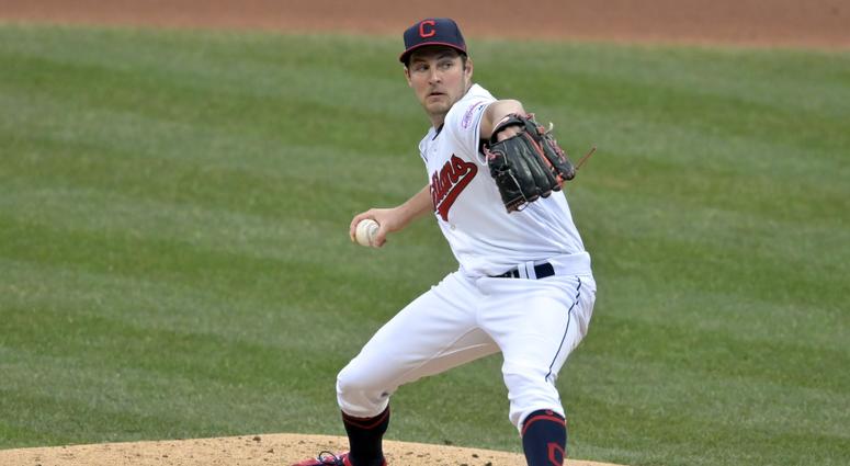 Apr 4, 2019; Cleveland, OH, USA; Cleveland Indians starting pitcher Trevor Bauer (47) delivers in the third inning against the Toronto Blue Jays at Progressive Field. Mandatory Credit: David Richard-USA TODAY Sports Apr 4, 2019; Cleveland, OH, USA; Cleveland Indians starting pitcher Trevor Bauer (47) delivers in the third inning against the Toronto Blue Jays at Progressive Field. Mandatory Credit: David Richard-USA TODAY Sports