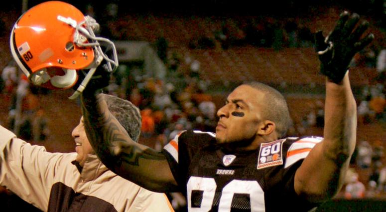 A file photo of former Browns tight end Kellen Winslow Jr taken in October, 2006. A file photo of former Browns tight end Kellen Winslow Jr taken in October, 2006.