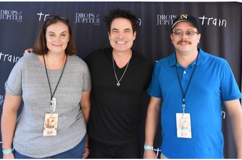 Backstage with Train