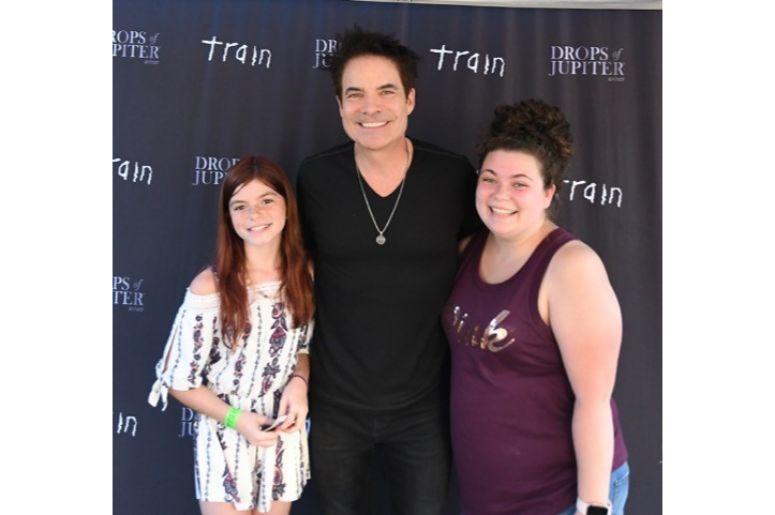 Backstage with Train