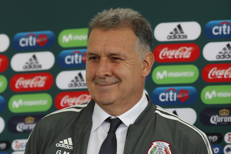 El argentino Gerardo Martino es presentado como el nuevo técnico de la selección mexicana de fútbol, durante una conferencia de prensa en Ciudad de México, el lunes 7 de enero de 2019. El argentino Gerardo Martino es presentado como el nuevo técnico de la selección mexicana de fútbol, durante una conferencia de prensa en Ciudad de México, el lunes 7 de enero de 2019.