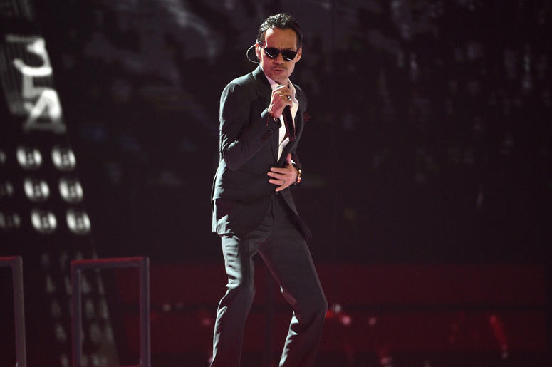 En esta foto del 15 de noviembre del 2018, Marc Anthony interpreta "Está rico" en la ceremonia de los Latin Grammy en Las Vegas. La actual gira de Marc Anthony está entre las 20 más lucrativas a nivel mundial, según la lista de Pollstar para la semana del En esta foto del 15 de noviembre del 2018, Marc Anthony interpreta "Está rico" en la ceremonia de los Latin Grammy en Las Vegas. La actual gira de Marc Anthony está entre las 20 más lucrativas a nivel mundial, según la lista de Pollstar para la semana del