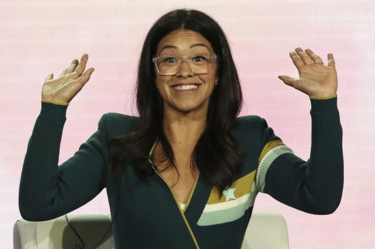 Gina Rodríguez habla sobre la temporada final de "Jane the Virgin" durante una conferencia de críticos de la TV, el jueves 31 de enero del 2019 en Pasadena, California. Gina Rodríguez habla sobre la temporada final de "Jane the Virgin" durante una conferencia de críticos de la TV, el jueves 31 de enero del 2019 en Pasadena, California.