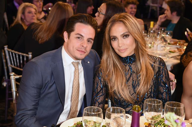 Recording artist Jennifer Lopez (R) and Choreographer Casper Smart attend the 25th Annual GLAAD Media Awards at The Beverly Hilton Hotel on April 12, 2014 in Los Angeles, California. Recording artist Jennifer Lopez (R) and Choreographer Casper Smart attend the 25th Annual GLAAD Media Awards at The Beverly Hilton Hotel on April 12, 2014 in Los Angeles, California.