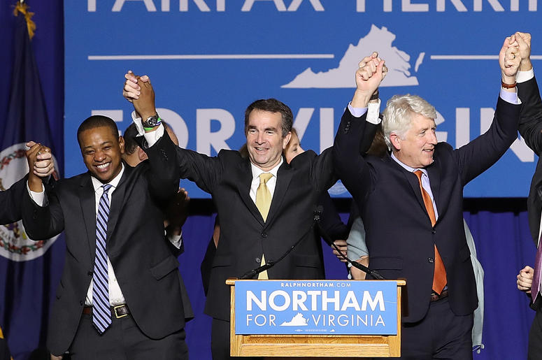 Justin Fairfax, Ralph Northam, Mark Herring