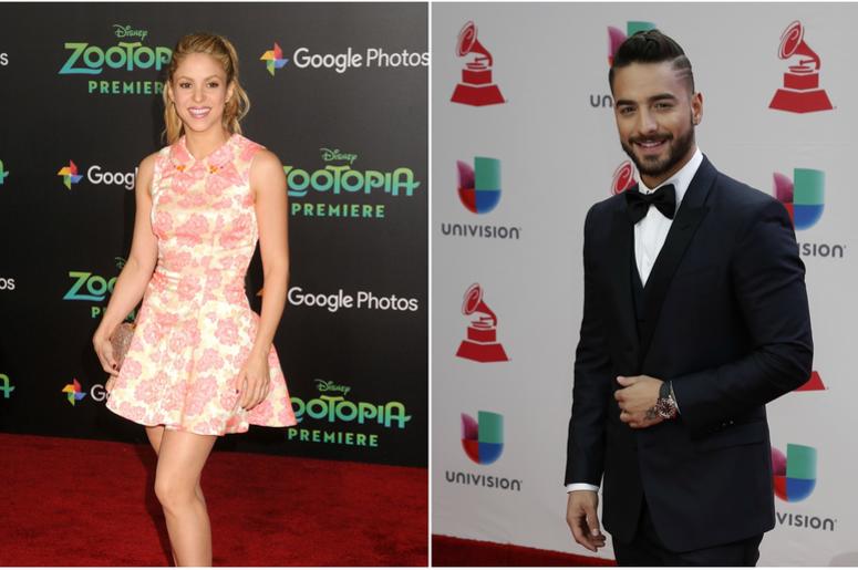 Shakira and Maluma