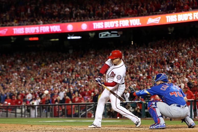 Washington Nationals at bat
