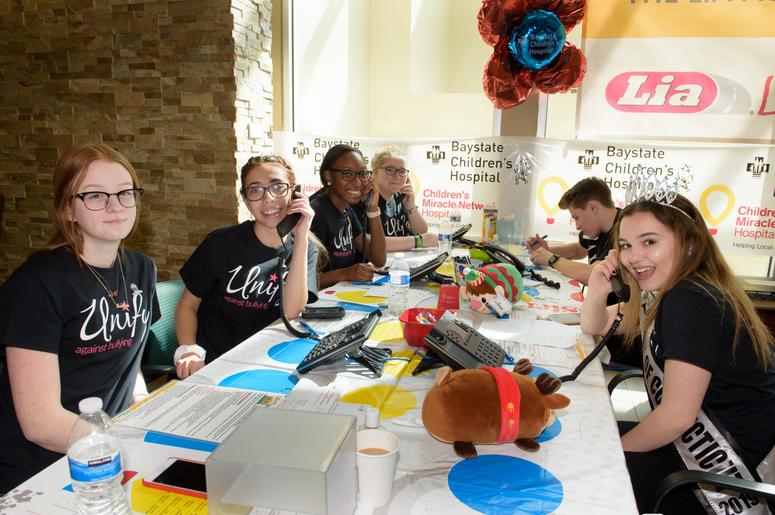 Unify answering phones Baystate Children's Hospital Radiothon 2019