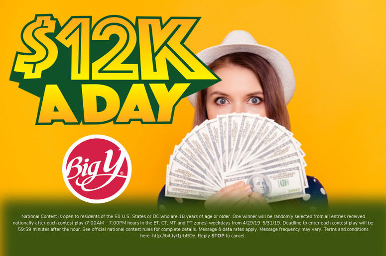 More Chances to Win! 12K a day