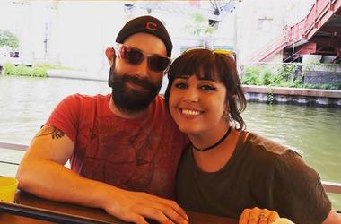 Eric and Alanna on the river