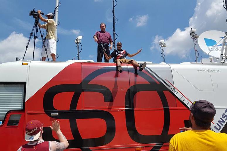 Holyko With ESPN During Cavs Title Return Flight Holyko With ESPN During Cavs Title Return Flight