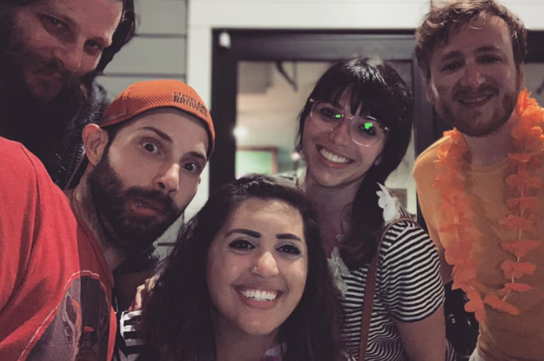 Marland, Eric, myself, Alyssa, and Matt