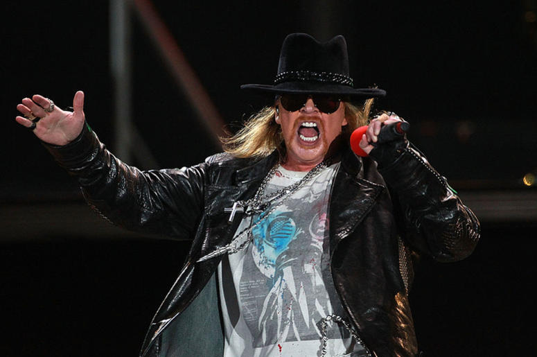 Axl Rose of Guns N' Roses Axl Rose of Guns N' Roses