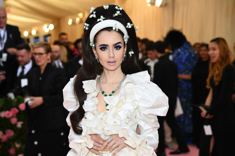 Lily Collins attends The 2019 Met Gala Lily Collins attends The 2019 Met Gala