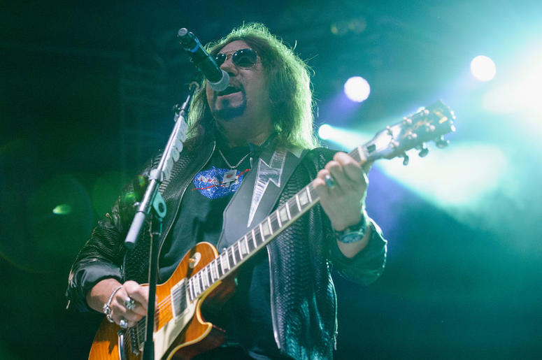Ace Frehley preforms at The Children Matter Benefit Concert Featuring Gene Simmons, Ace Frehley, Don Felder And Cheap Trick on September 2, 2017 at CHS Field Stadium in St Paul, Minnesota. Ace Frehley preforms at The Children Matter Benefit Concert Featuring Gene Simmons, Ace Frehley, Don Felder And Cheap Trick on September 2, 2017 at CHS Field Stadium in St Paul, Minnesota.