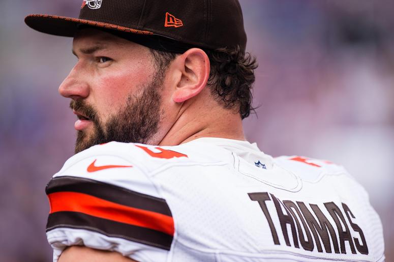 Cleveland Browns offensive tackle Joe Thomas Cleveland Browns offensive tackle Joe Thomas