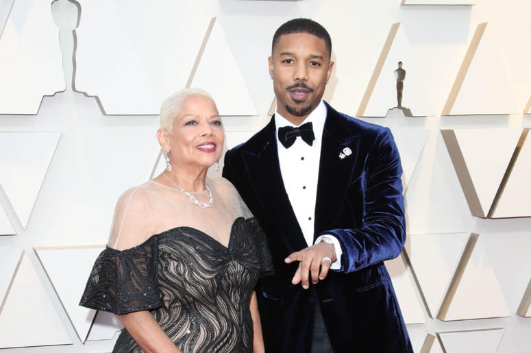 Michael B. Jordan, right, and Donna Jordan arrive at the 91st Academy Awards at the Dolby Theatre Michael B. Jordan, right, and Donna Jordan arrive at the 91st Academy Awards at the Dolby Theatre