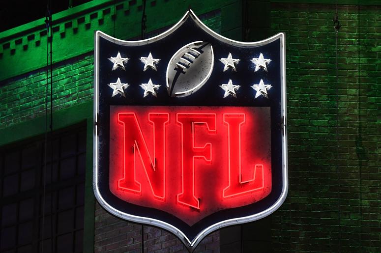 neon NFL shield logo neon NFL shield logo