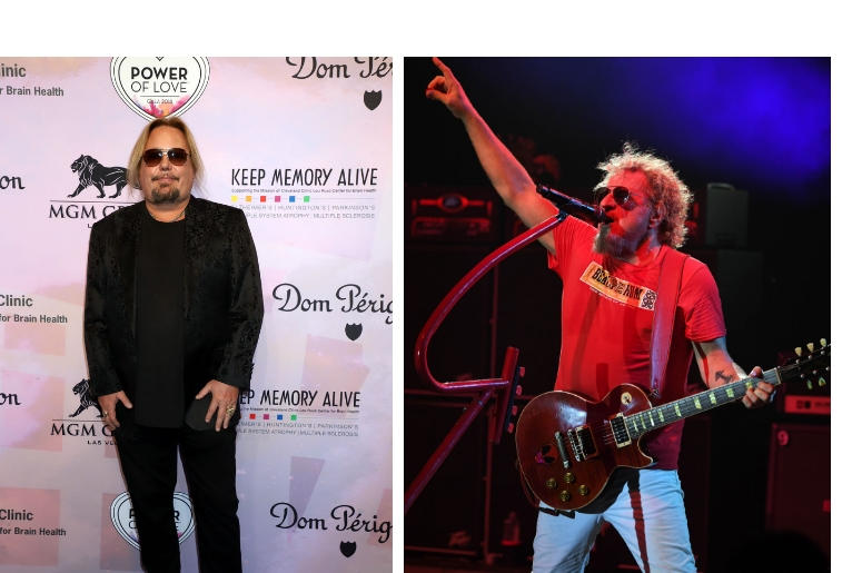 Vince Neil and Sammy Hagar Vince Neil and Sammy Hagar