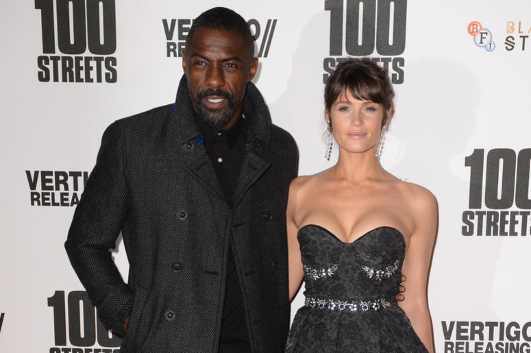 Idris Elba and Gemma Arterton arriving at the 100 Streets Premiere, BFI Southbank, London Idris Elba and Gemma Arterton arriving at the 100 Streets Premiere, BFI Southbank, London