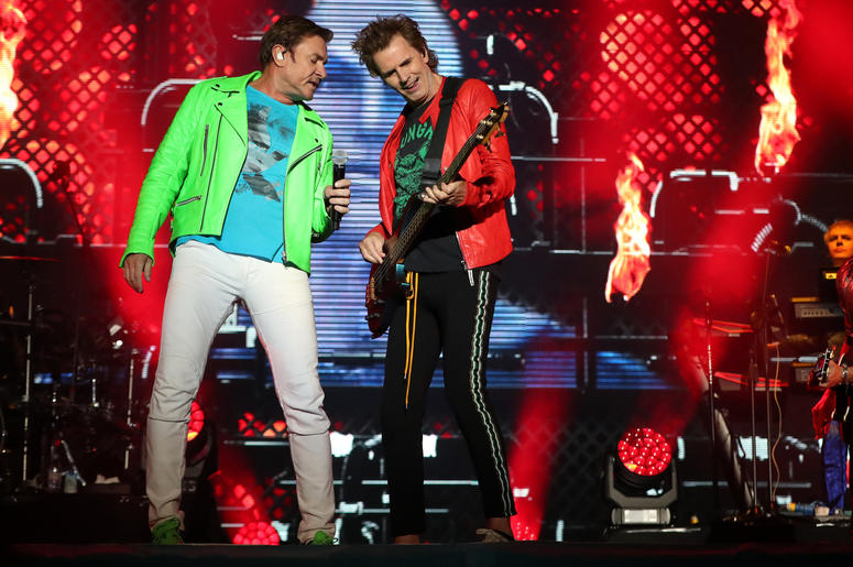Simon Le Bon and John Taylor as Duran Dura Simon Le Bon and John Taylor as Duran Dura