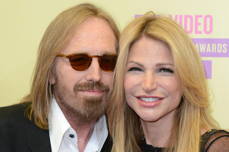 Tom Petty, whio has died aged 60, and his wife, Dana. Tom Petty, whio has died aged 60, and his wife, Dana.