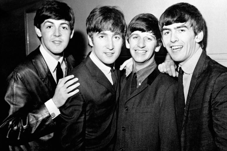 The Beatles pop group, left to right, Paul McCartney, John Lennon, Ringo Starr and George Harrison. The Beatles pop group, left to right, Paul McCartney, John Lennon, Ringo Starr and George Harrison.