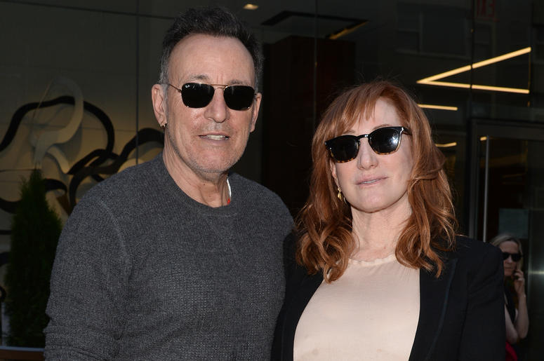 Musician Bruce Springsteen and Patti Scialfa Musician Bruce Springsteen and Patti Scialfa