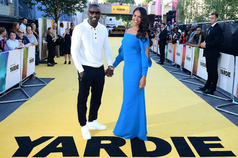 Idris Elba (left) and Sabrina Dhowre attending the Yardie premiere at the BFI Southbank in London. Idris Elba (left) and Sabrina Dhowre attending the Yardie premiere at the BFI Southbank in London.Idris Elba (left) and Sabrina Dhowre attending the Yardie premiere at the BFI Southbank in London.
