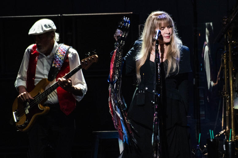 Stevie Nicks and John McVie of Fleetwood Mac Stevie Nicks and John McVie of Fleetwood Mac