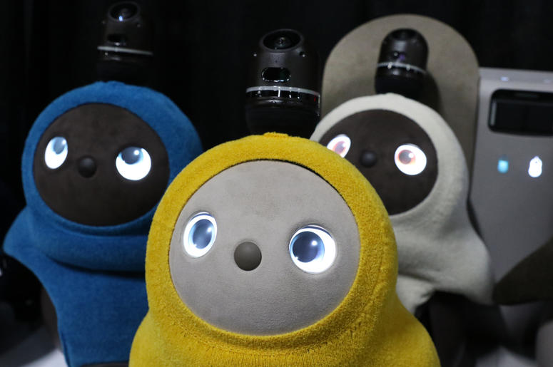 Lovot, cute companion robots that want to give people affection, are displayed at Unveiled Las Vegas, the 2019 Consumer Electronics Show (CES) media event, at Mandalay Bay Convention Center on Sunday Jan. 6, 2019, in Las Vegas, Nevada. Lovot, cute companion robots that want to give people affection, are displayed at Unveiled Las Vegas, the 2019 Consumer Electronics Show (CES) media event, at Mandalay Bay Convention Center on Sunday Jan. 6, 2019, in Las Vegas, Nevada.