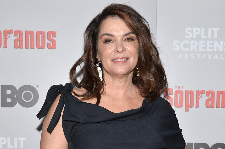 Actress Annabella Sciorra attends The Sopranos 20th Anniversary Red carpet and Panel Discussion during the Sopranos Film Festival at SVA Theatre in New York, NY, January 9, 2019. Actress Annabella Sciorra attends The Sopranos 20th Anniversary Red carpet and Panel Discussion during the Sopranos Film Festival at SVA Theatre in New York, NY, January 9, 2019.