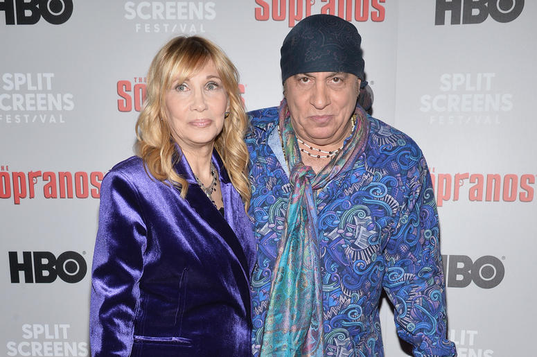 Maureen Van Zandt and Steven Van Zandt attend The Sopranos 20th Anniversary Red carpet and Panel Discussion during the Sopranos Film Festival at SVA Theatre in New York, NY, January 9, 2019. Maureen Van Zandt and Steven Van Zandt attend The Sopranos 20th Anniversary Red carpet and Panel Discussion during the Sopranos Film Festival at SVA Theatre in New York, NY, January 9, 2019.