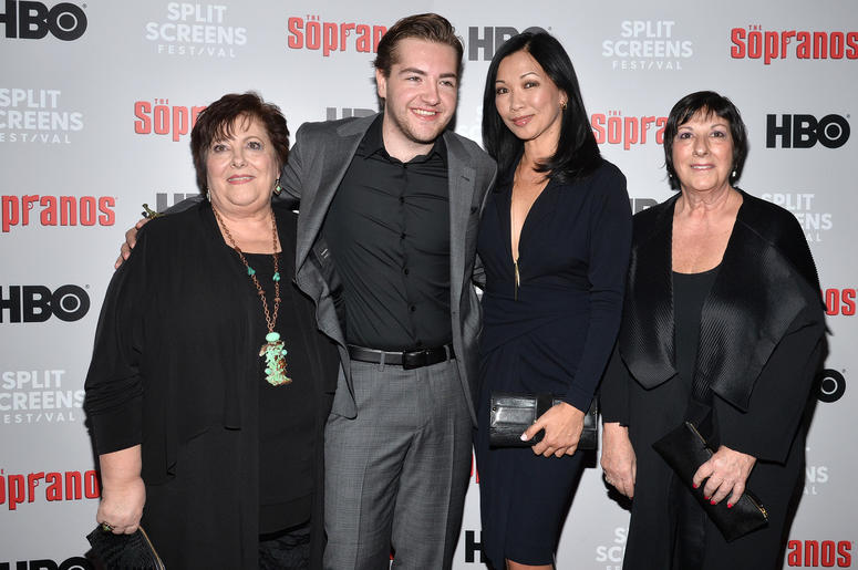 Johanna Antonacci, Michael Gandolfini, Deborah Lin and Leta Gandolfini attend The Sopranos 20th Anniversary Red carpet and Panel Discussion during the Sopranos Film Festival at SVA Theatre in New York, NY, January 9, 2019. Johanna Antonacci, Michael Gandolfini, Deborah Lin and Leta Gandolfini attend The Sopranos 20th Anniversary Red carpet and Panel Discussion during the Sopranos Film Festival at SVA Theatre in New York, NY, January 9, 2019.