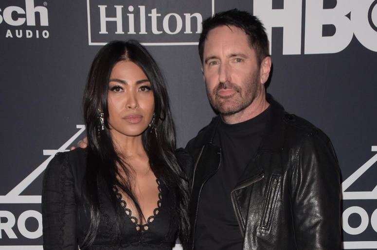 Trent Reznor, Mariqueen Maandi attend the 2019 Rock & Roll Hall Of Fame Induction Ceremony at Barclays Center on March 29, 2019 in Brooklyn, New York. Trent Reznor, Mariqueen Maandi attend the 2019 Rock & Roll Hall Of Fame Induction Ceremony at Barclays Center on March 29, 2019 in Brooklyn, New York.